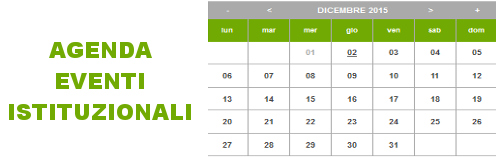 Agenda Eventi Istituzionali